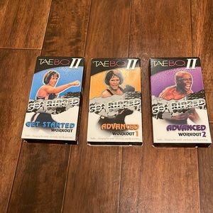 Billy Blanks Taebo II Get Ripped - 3 VHS